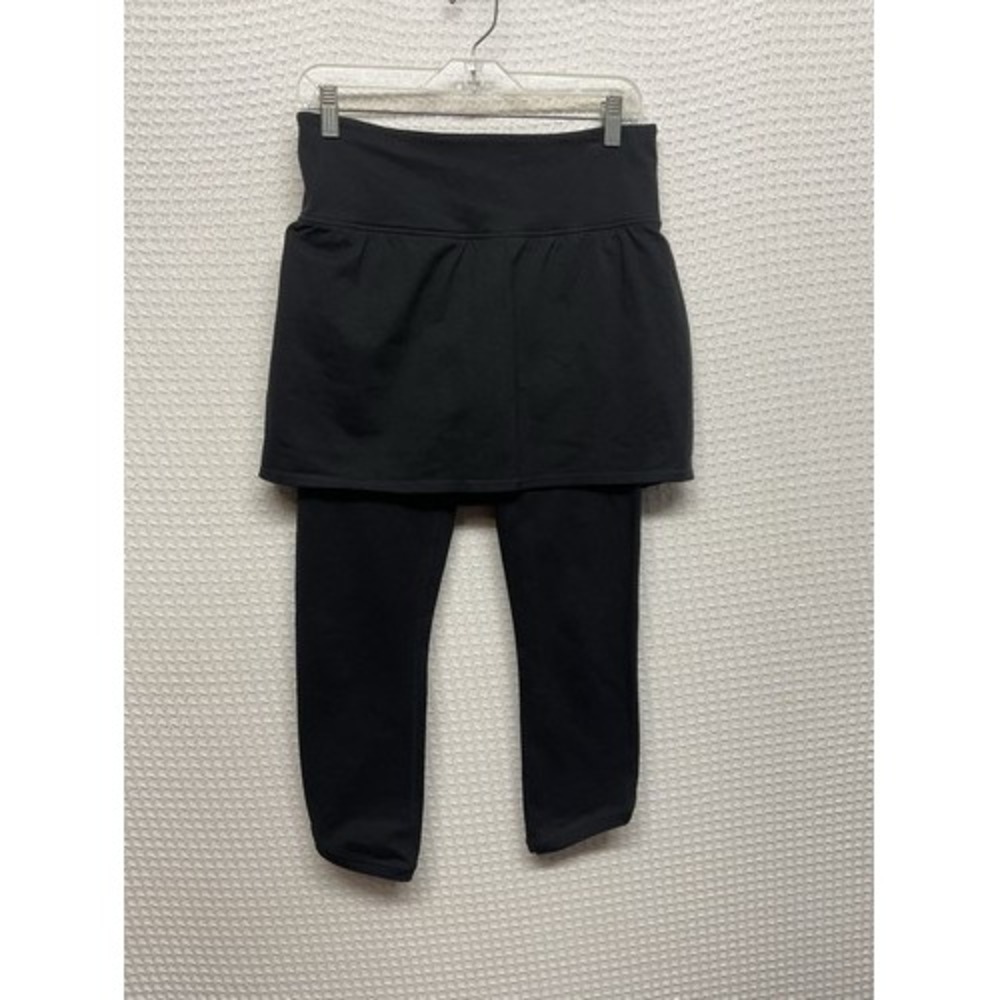 NWOT Athleta Contender Black 2 in 1 Skirted Capri Leggings Women MT Vietnam